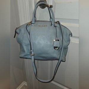 Michael Kors “Riley” Light Blue Purse